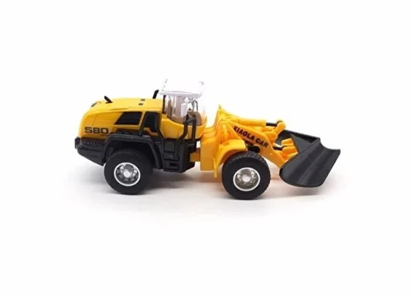 Çek Bırak Die Cast İş Makinesi Küreme Aracı - 4