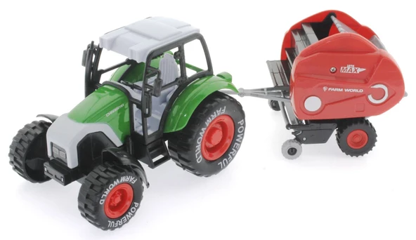 Sürtmeli Die Cast Yeşil Traktörlü Biçerdöver - 6