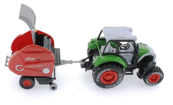 Sürtmeli Die Cast Yeşil Traktörlü Biçerdöver - 4