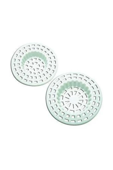 Lavabo Süzgeci 2'li Plastik Küvet Lavabo Süzgeç   -Y-214