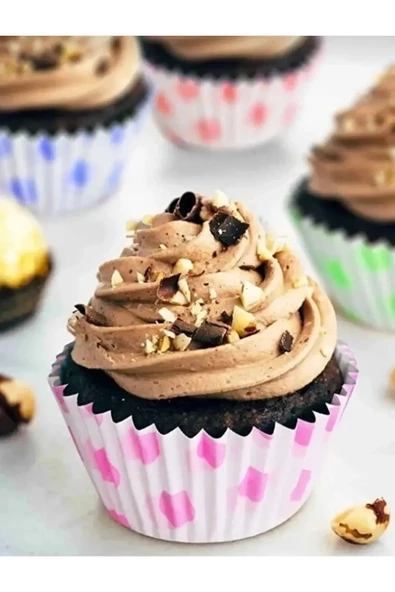 Muffin Kek Kalıbı Kapsülü 80 'li   -ENF-539