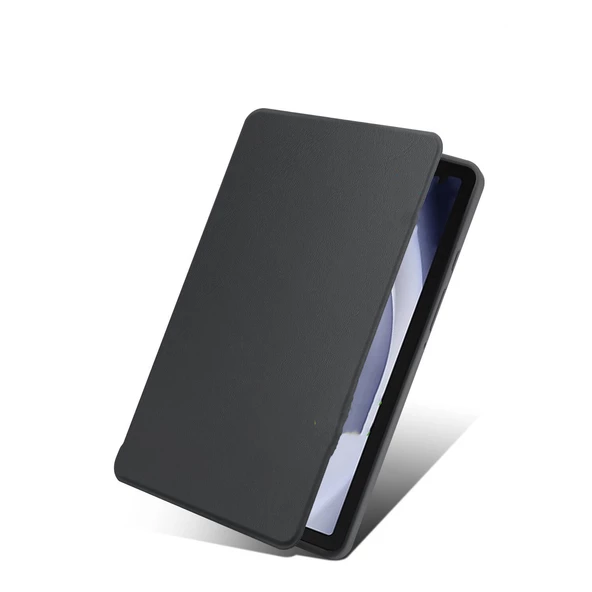 Samsung Galaxy Tab A9 Kılıf Termik Kalem Bölmeli Dönebilen Standlı Kılıf - Resim 6