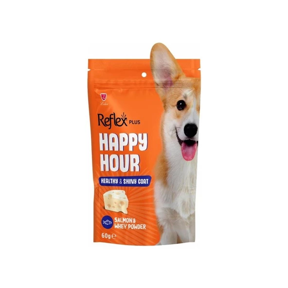 Reflex Happy Hour Sağlık Ve Parlak Tüyler İçin Destekleyici Köpek Ödülü 60 Gr