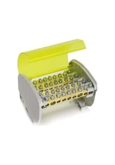 ÇETSAN 2+13 DELİKLİ 4 KUTUPLU DAĞITIM ÜNİTESİ KAPAKLI 125 AMPER 7X12MM