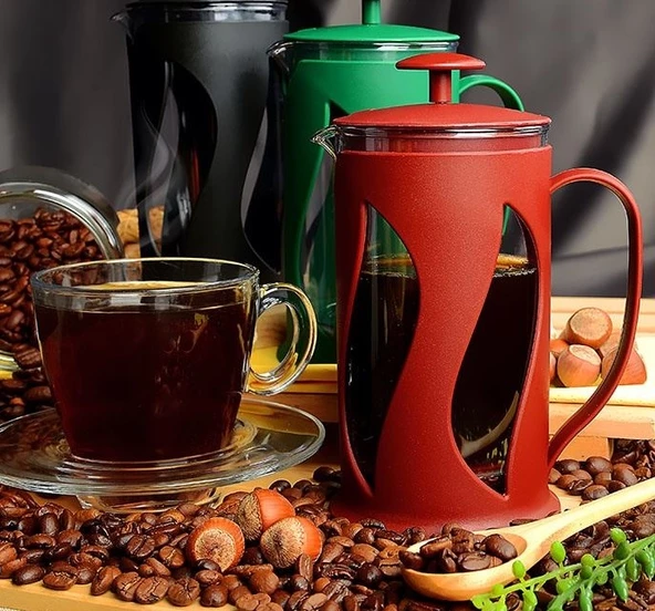 Tcof Filtre Kahve Makinesi French Press Süzgeçli - 500 ml