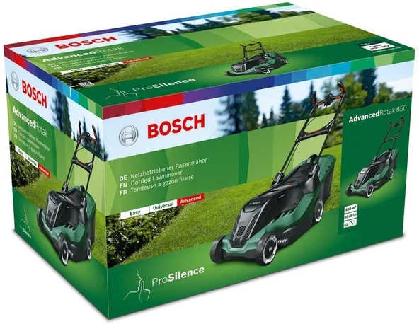 Bosch Advanced Rotak 650 Elektrikli Çim Biçme Makinesi