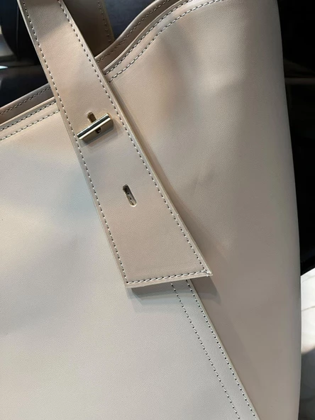 İSOLA El Ve Kol Çantası Olarak Tasarlanmış Suni Deri Bayan Omuz Çantası SL.73634424VZN - Resim 4