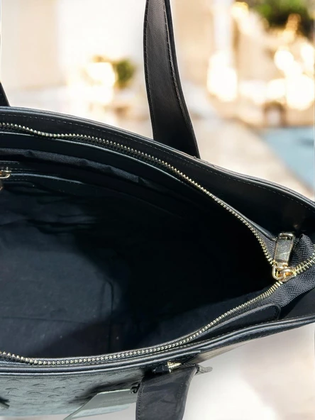 İSOLA El Ve Kol Çantası Olarak Tasarlanmış Suni Deri Bayan Omuz Çantası SL.73634424SYH - Resim 5