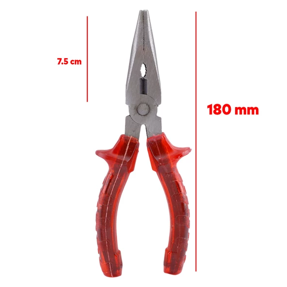 Metal Karga Burnu Tel Bükme Kesme İnşaat Kalıp Çakma Tel Örme Sağlam Kargaburun 180 mm Keski Pense - 2