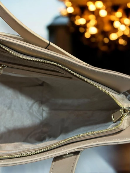 İSOLA El Ve Kol Çantası Olarak Tasarlanmış Suni Deri Bayan Omuz Çantası SL.73634424VZN - Resim 5