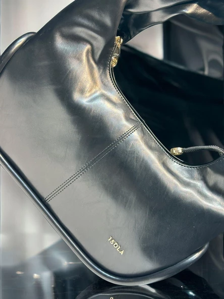 İSOLA El Ve Kol Çantası Olarak Tasarlanmış Suni Deri Bayan Omuz Çantası SL.73634438SYH - Resim 4