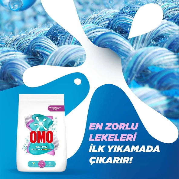 Omo Active Beyazlar & Renkliler Toz Deterjanı 7.5 KG - 6