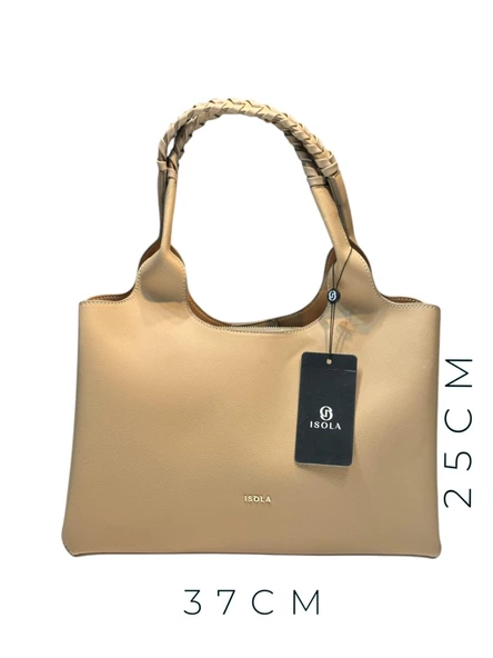 İSOLA El Ve Kol Çantası Olarak Tasarlanmış Suni Deri Bayan Omuz Çantası SL.73634425ND - Resim 2