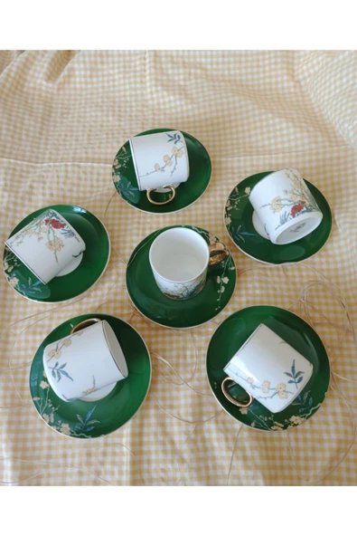 Blossoms Porselen 12 Parça 6 Kişilik Çay Takımı - 2