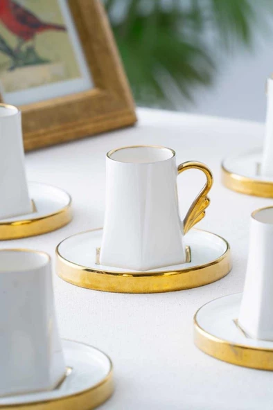 Acar SCT-06168 Mars 6lı Kahve Fincanı Takımı - 4