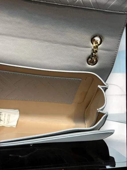 İSOLA El Ve Kol Çantası Olarak Tasarlanmış Suni Deri Bayan Omuz Çantası SL.73634487GR - Resim 6