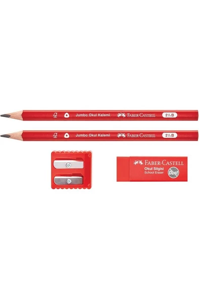 Faber Castell Okul Kalemi Seti Jumbo 5244000025000 - 2