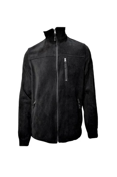 Aybaak OX0060 Orta Kalın Robalı Fermuarlı Erkek Polar Ceket - 5