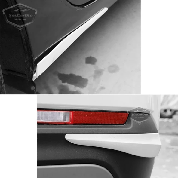 Üniversal Her Araca Uyumlu Esnek Tampon Köşesi Koruma Bandı Tampon Köşe Koruyucu Şerit Yumuşak Bant 2 Parça Siyah 35 cm - 7