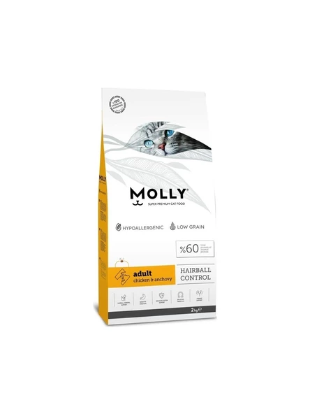 Molly Tavuklu Yetişkin Kedi Maması 2 Kg