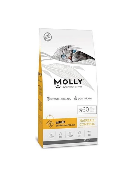 Molly Tavuklu Yetişkin Kedi Maması 15 KG