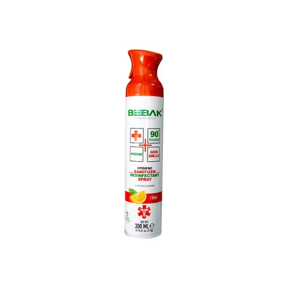 Dezenfektan Antibakteriyel Hava Temizleme Spreyi Citrus 300 ml