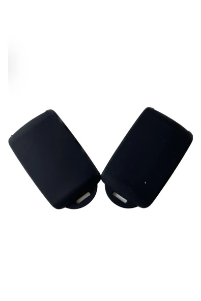 Renault Megane 4 Anahtar Uyumlu Silikon Oto Anahtar Kumanda Kabı Kılıf Siyah - 2