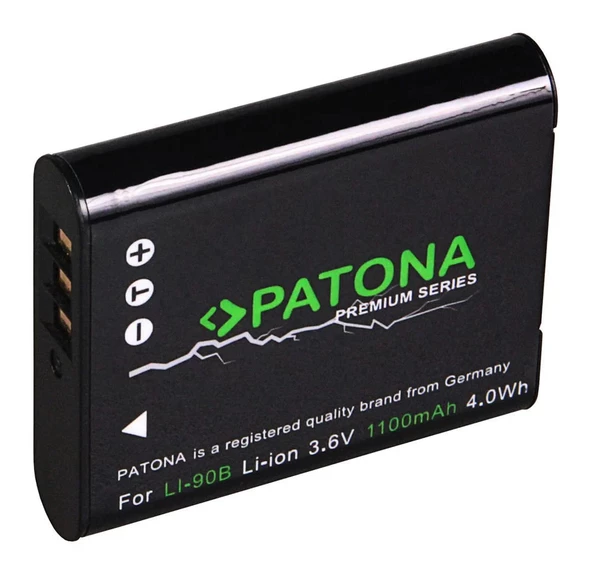 PATONA 1219 Premium Battery F. Olympus Li-90B - 2