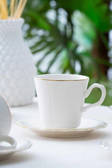 Acar PORWM-06188 Regina Gold 6lı Çay Fincanı Takımı - 3