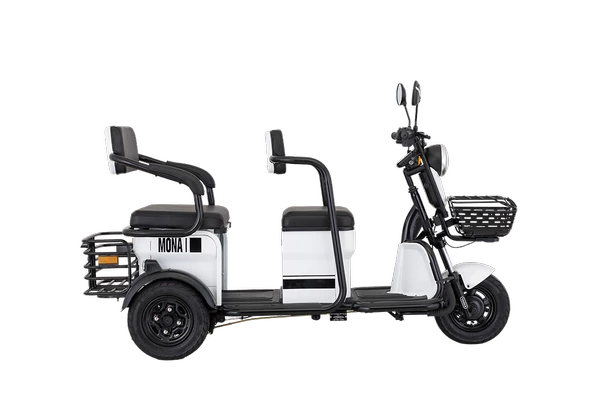 Mondial E-Mon Mona Elektrikli Motosiklet Beyaz - 5