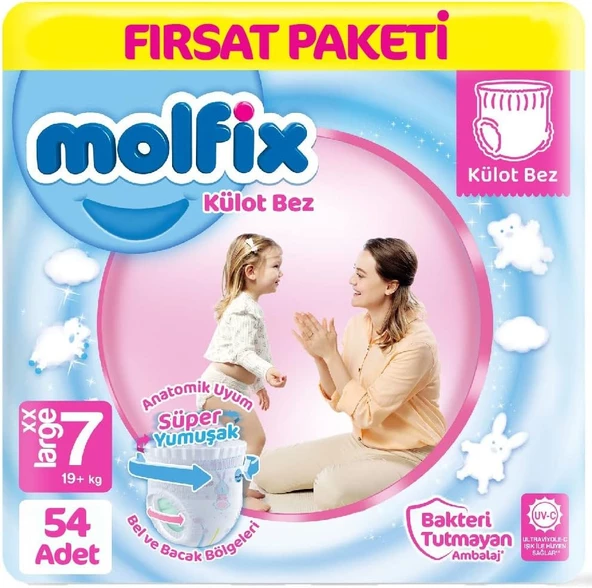 Molfix Külot Bez 7Numara 54'lü