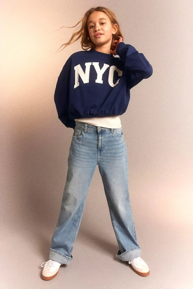NYC Kız Çocuk Sweatshirt - 3