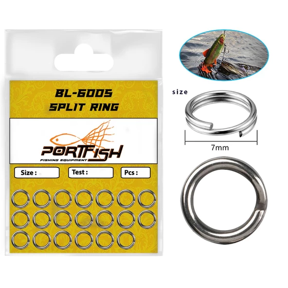 Portfish BL-6005 20 Adet Halka  7 mm / 15 kg