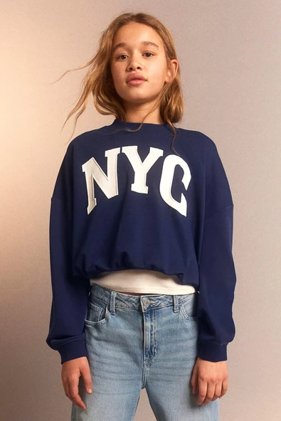 NYC Kız Çocuk Sweatshirt