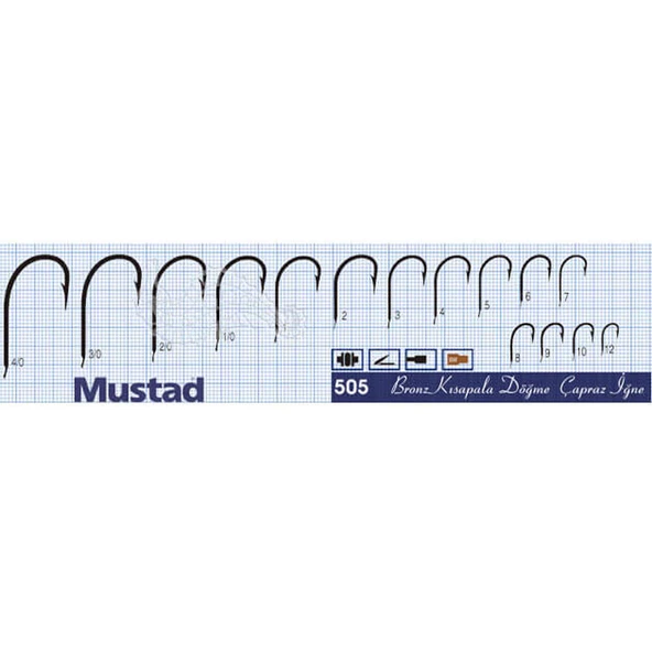 Mustad 505 50 Adet Olta İğnesi  2 No - 2