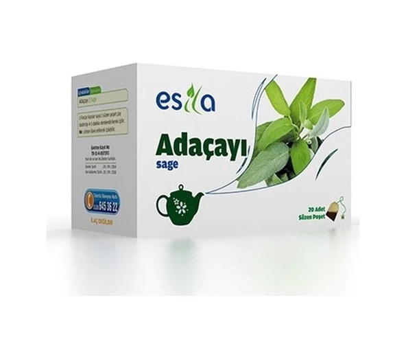 Esila Adaçayı Süzen Poşet Çay 20 x 2 G