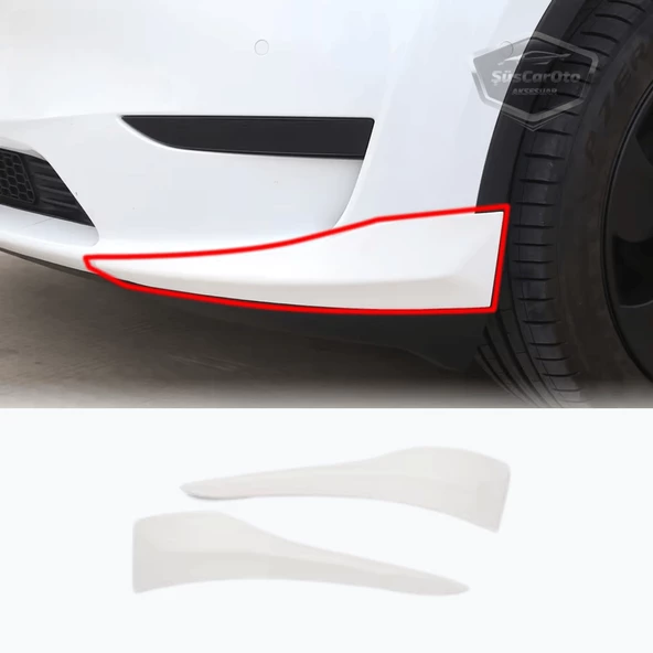 Üniversal Her Araca Uyumlu Esnek Tampon Köşesi Koruma Bandı Tampon Köşe Koruyucu Şerit Yumuşak Bant 2 Parça Beyaz 35 cm - 5