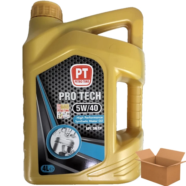 Petro Time 5W-40 Sentetik Motor Yağı 6 x 4 Litre (1 Koli)