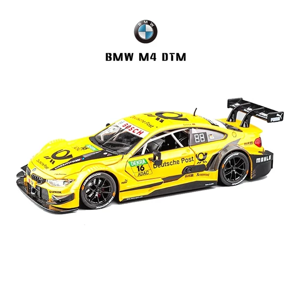1:24 BMW M4 DTM Alaşım Spor Araba Diecasts Metal oyuncak Araç - 4