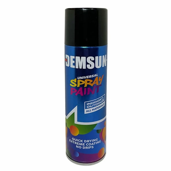 Sprey Boya Akrilik Efektli Mat Siyah 200 ml RAL9005 - 2