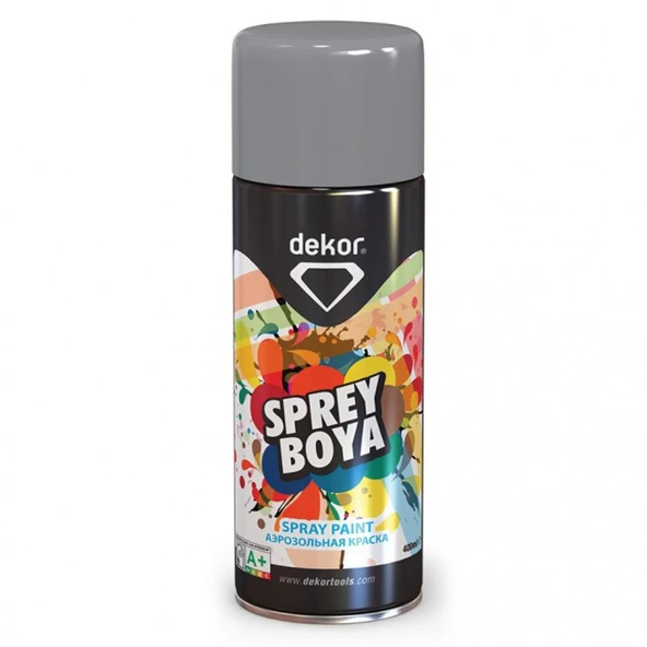 Sprey Boya Efektli Akrilik Gümüş Gri 400 ml - 2