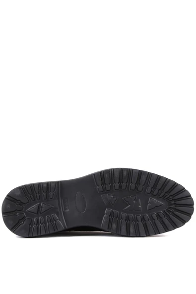 Shoetyle - Siyah Croco Deri Fermuarlı Erkek Bot 250-604 - 5