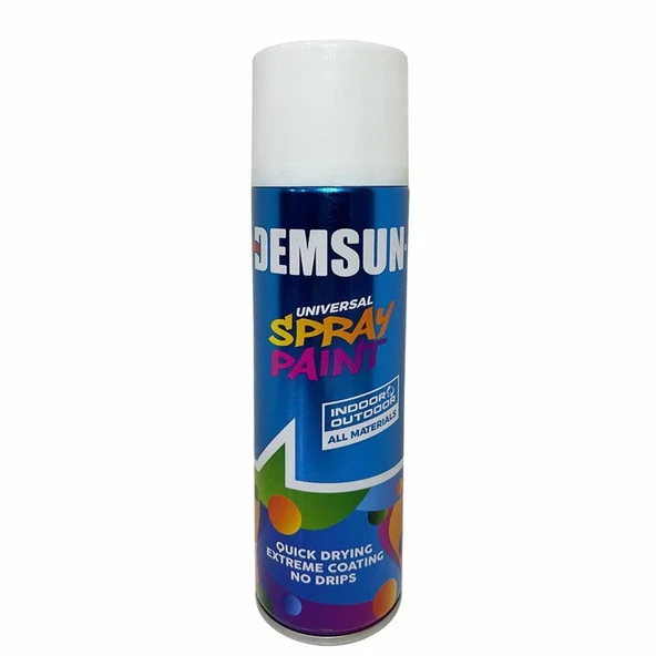 Sprey Boya Akrilik Efektli Parlak Beyaz 200 ml RAL9003 - 3