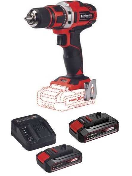 Einhell te-cd 18/40 2x2.5ah Akülü Vidalama Matkap