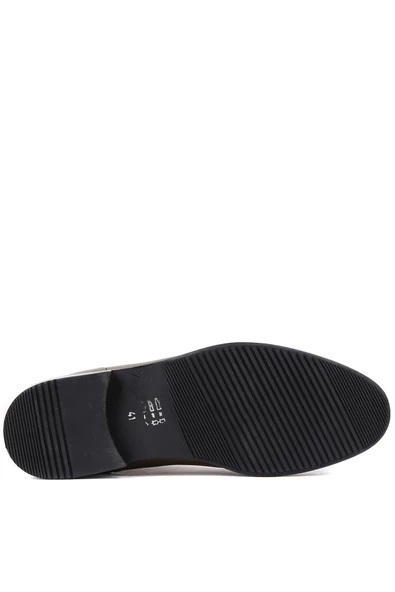 Shoetyle - Gri Süet Deri Erkek Chelsea Bot 250-201 - Resim 5