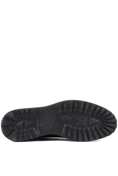 Shoetyle - Lacivert Deri Fermuarlı Erkek Bot 250-604 - 5