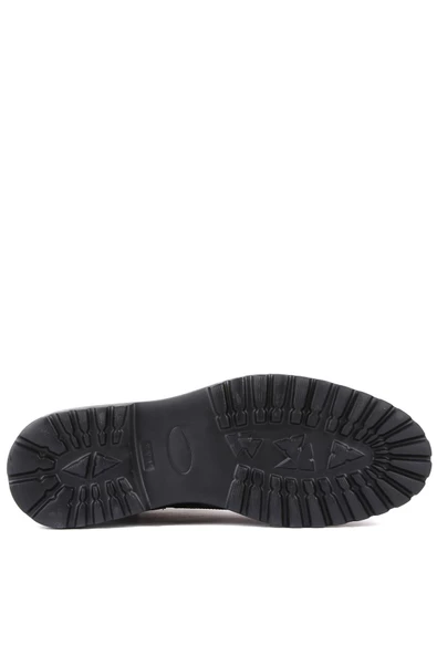 Shoetyle - Kahverengi Croco Deri Fermuarlı Erkek Bot 250-604 - 5