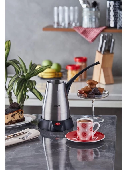 Sinbo SCM 2957 Elektrikli Cezve Türk Kahvesi Makinesi Inox - 3