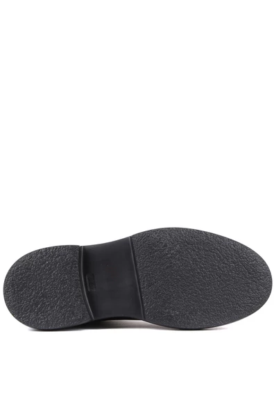 Shoetyle - Siyah Deri Erkek Chelsea Bot 250-080 - Resim 6