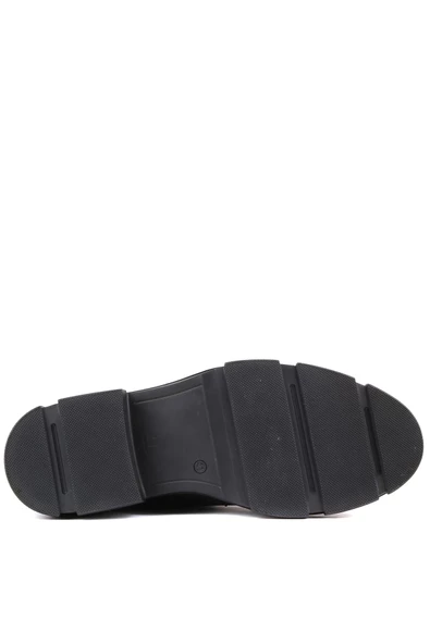 Shoetyle - Siyah Deri Bağcıklı Erkek Bot 250-206 - 5